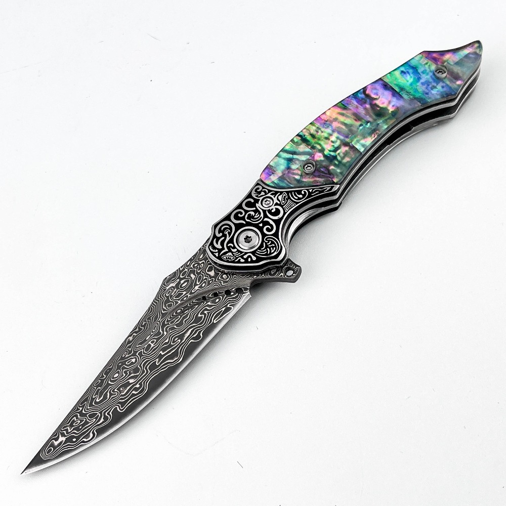 New Vintage Damascus Pattern B - Vintage Collectible Knives recension och pris