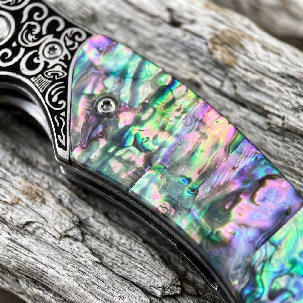 New Vintage Damascus Pattern B - Vintage Collectible Knives recension och pris