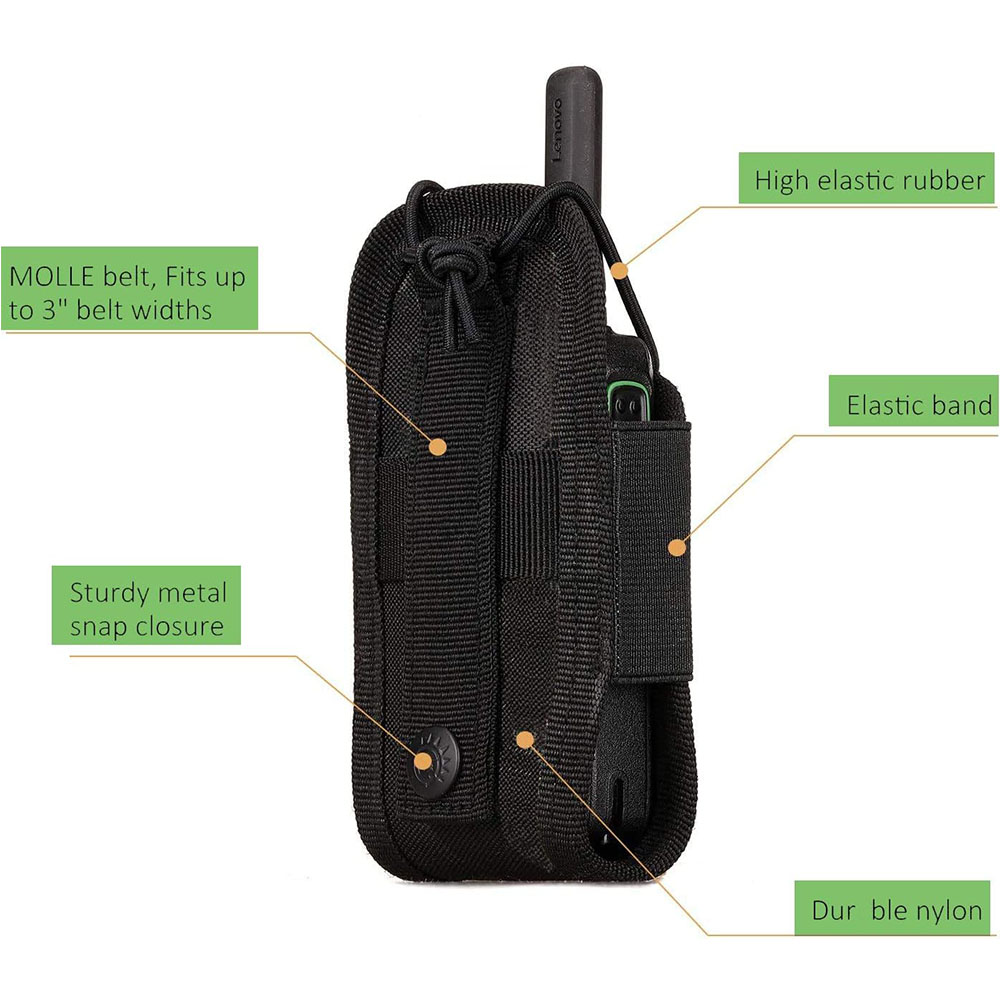 Tactical Walkie-Talkie Bag Rad - Cassette Walkman Belt recension och pris