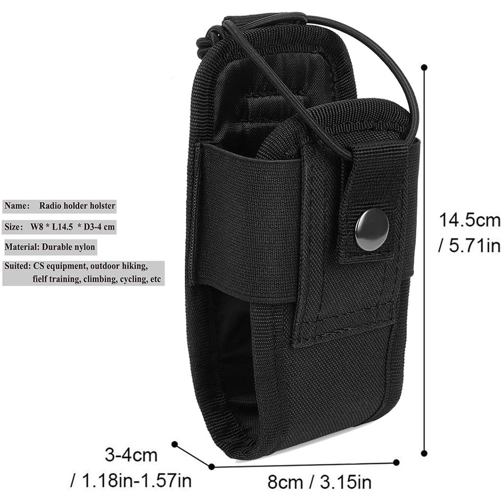 Tactical Walkie-Talkie Bag Rad - Cassette Walkman Belt recension och pris