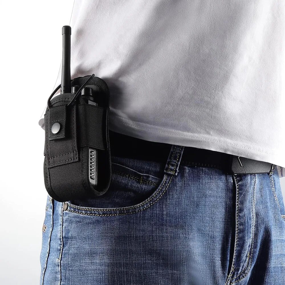 Tactical Walkie-Talkie Bag Rad - Cassette Walkman Belt recension och pris