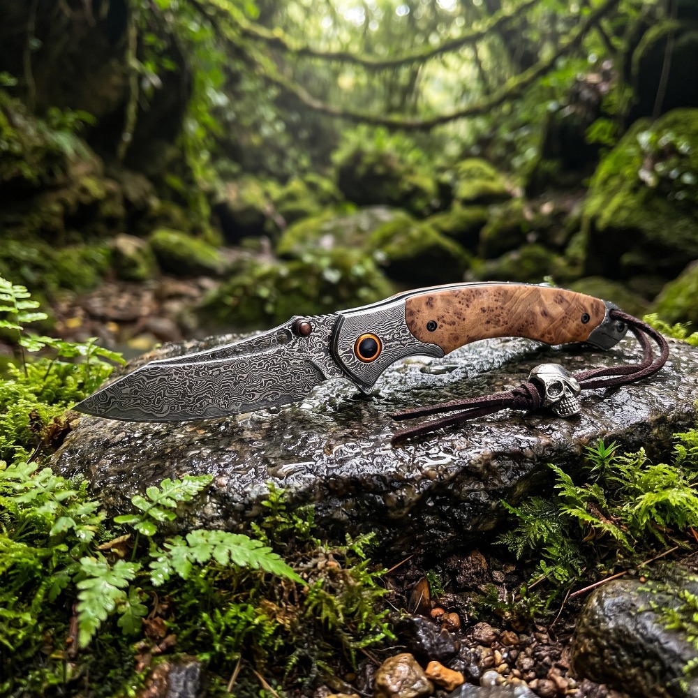 High Hardness Damascus Pattern - Vintage Collectible Knives recension och pris