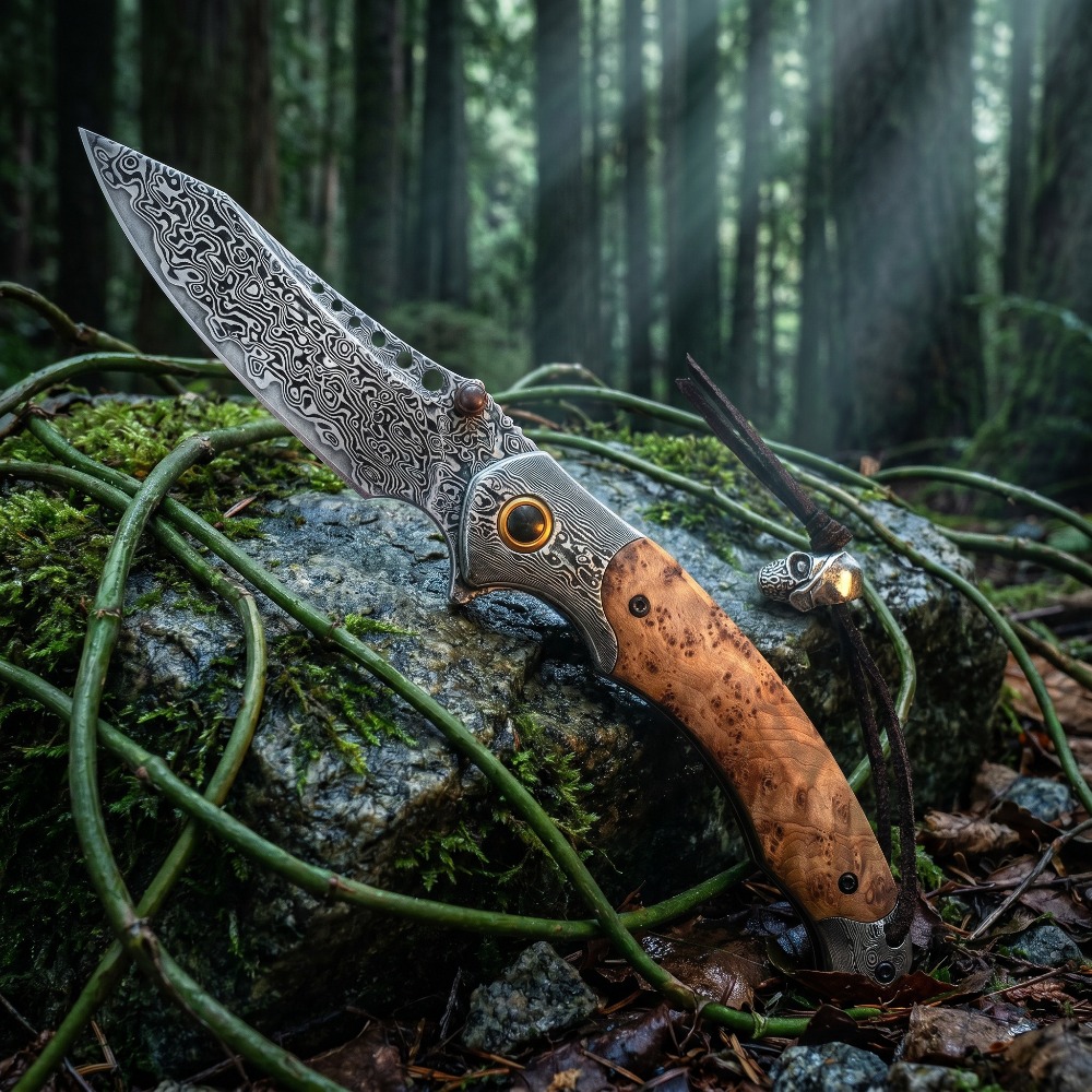 High Hardness Damascus Pattern - Vintage Collectible Knives recension och pris