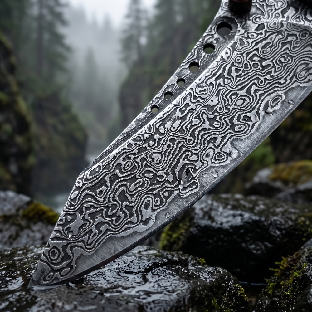 High Hardness Damascus Pattern - Vintage Collectible Knives recension och pris