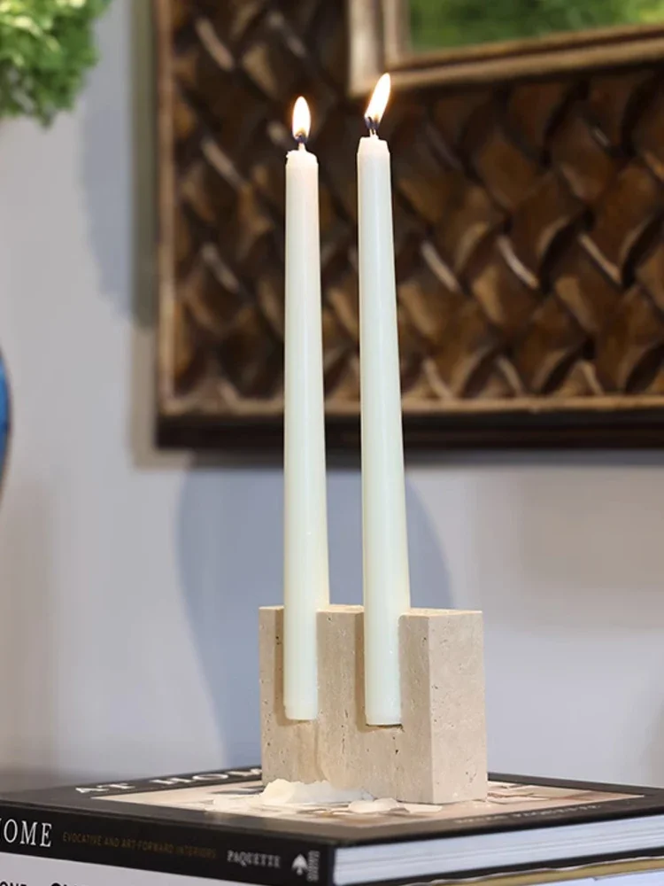 2 Holes Marble Candlestick Hol - Collectible Vintage Matches recension och pris